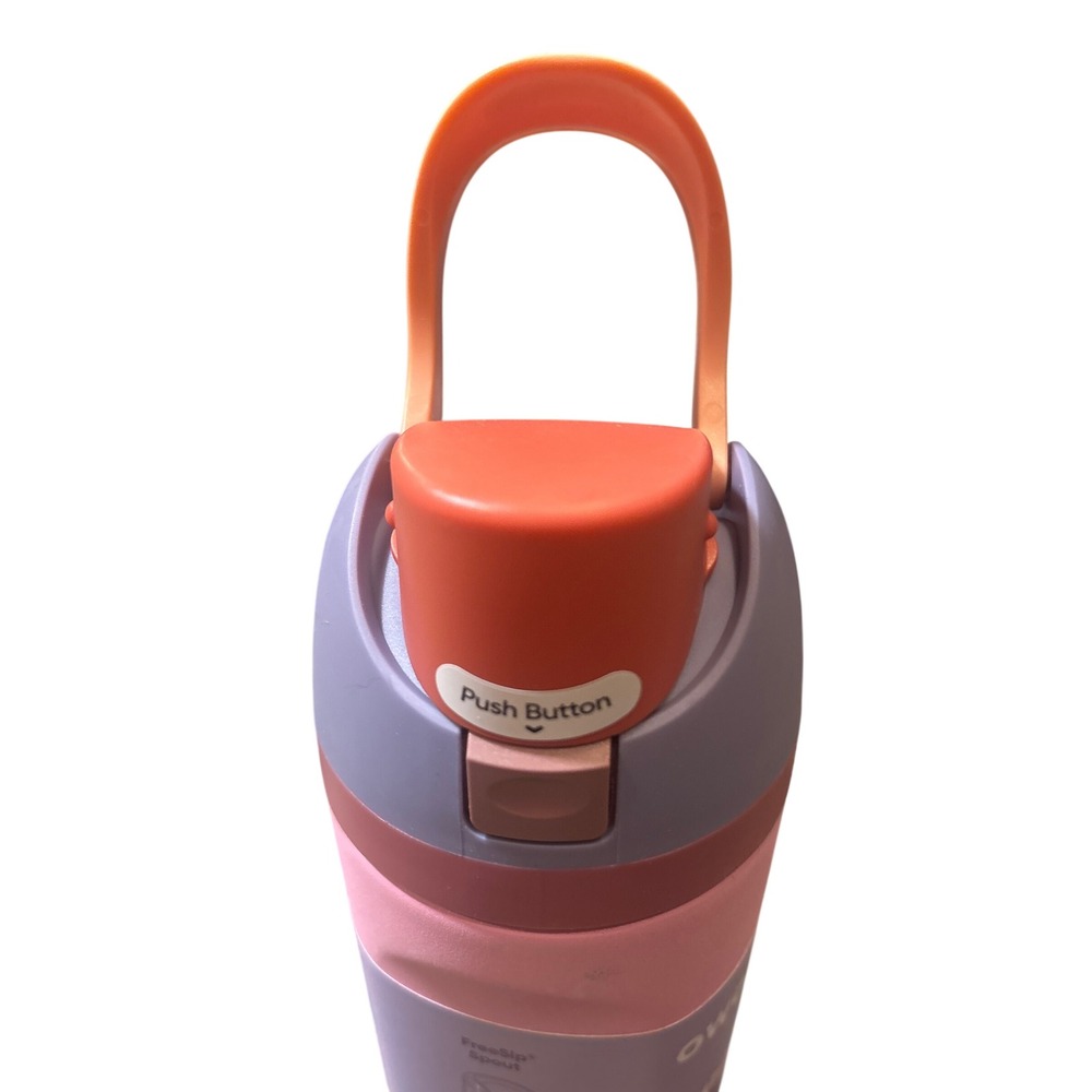 Owala FreeSip 24oz Insulated Stainless Steel Water Bottle Kickflip Pink Purple - Picture 4 of 6